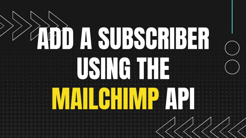 How to add a subscriber to MailChimp using C#