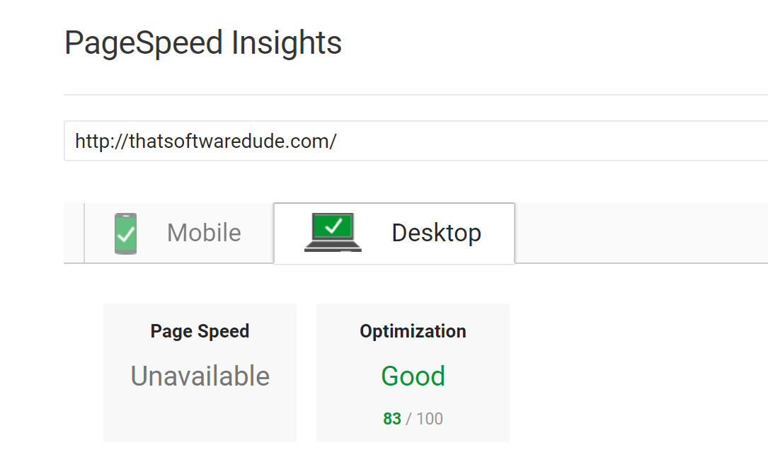 Improving My PageSpeed Insights Score