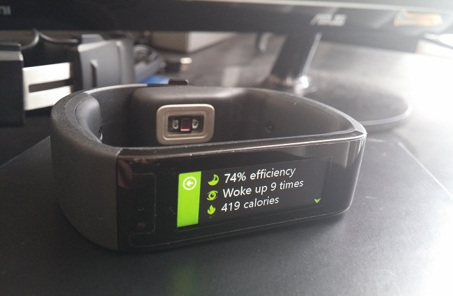 microsoft band sleep tracking