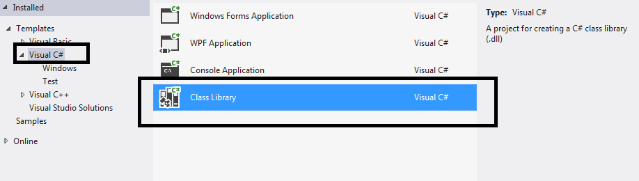 Visual Studio Express Class Library