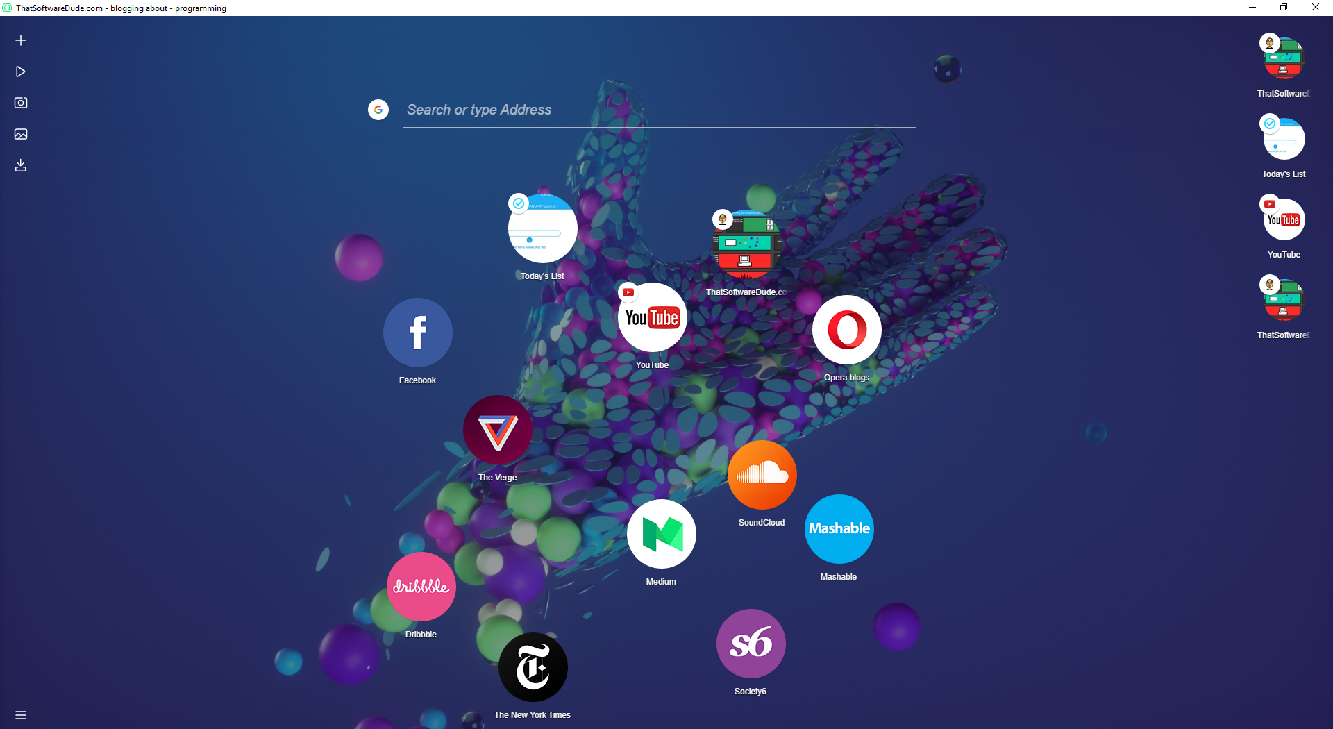 Spending The Day With Opera Neon - ThatSoftwareDude.com