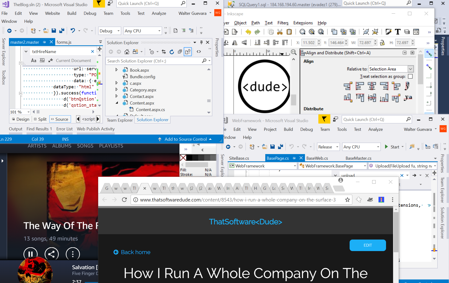 How I Run A Whole Company On The Surface 3