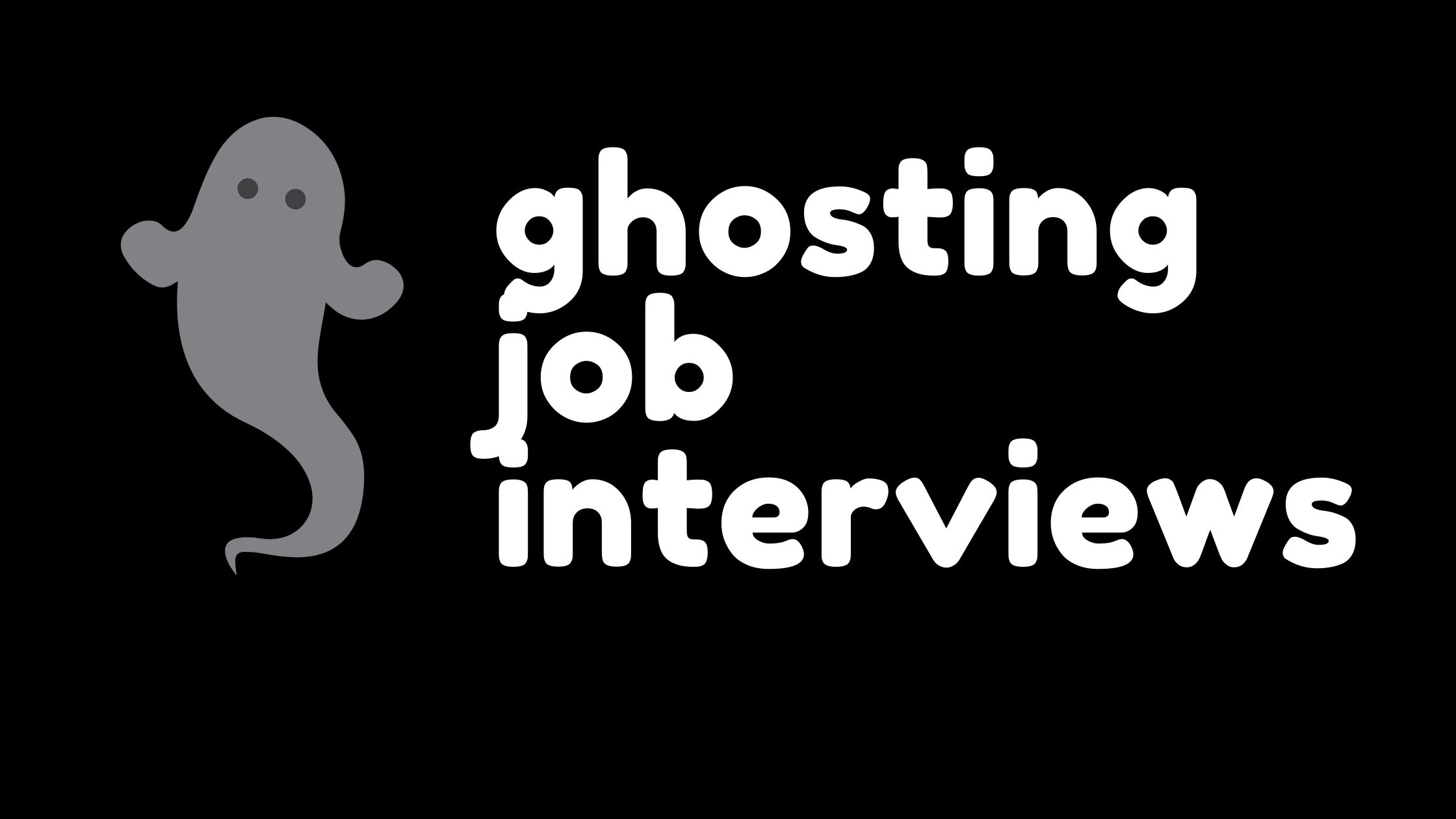 This is why people "Ghost" their programming interviews