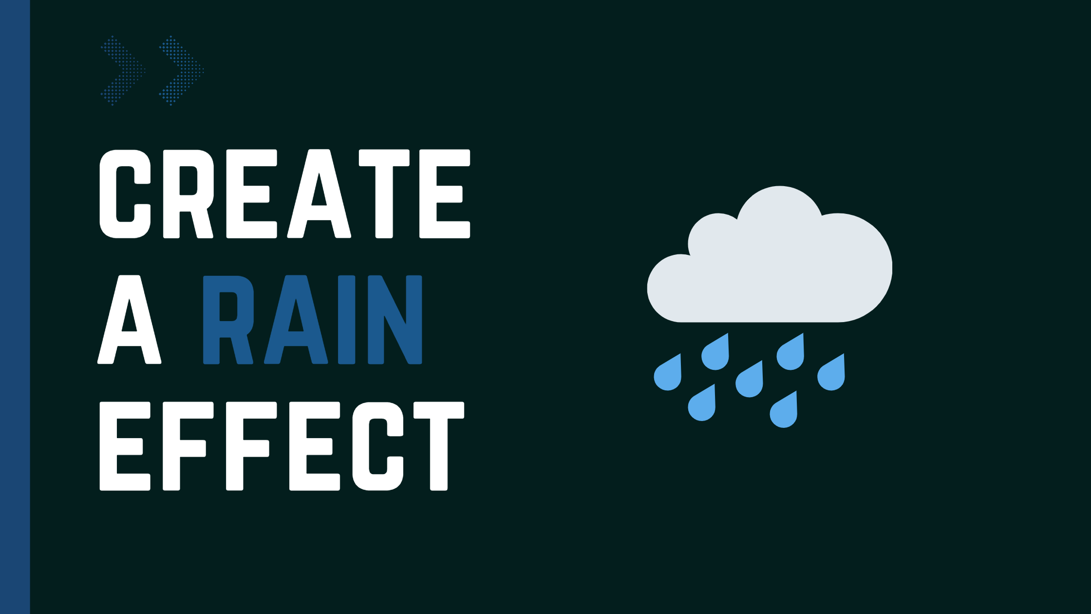 How To Create A Rain Effect Using Crafty.js