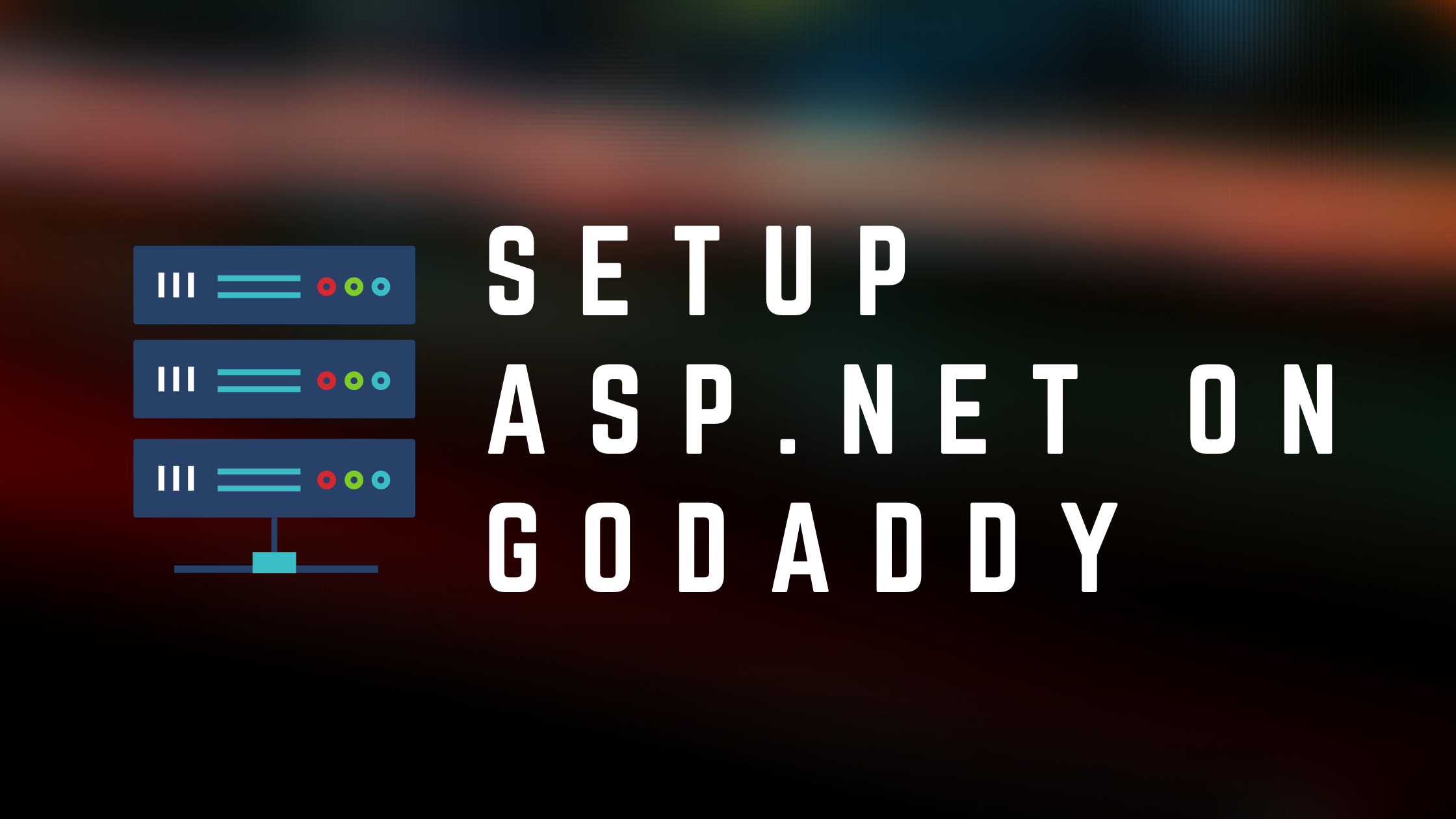How to set up an ASP.NET website with GoDaddy