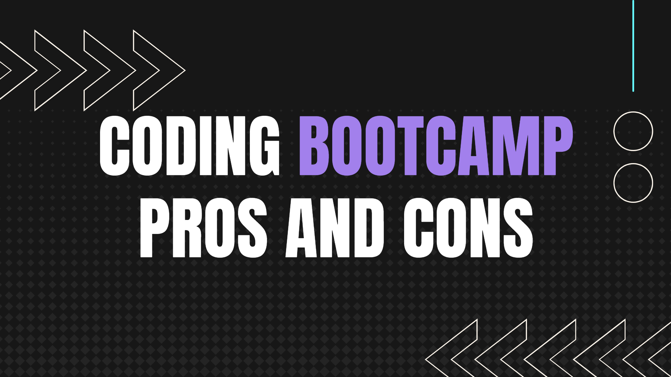The pros and cons of attending a coding bootcamp