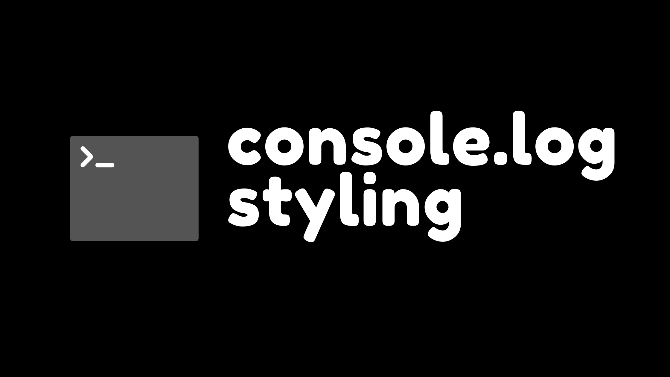 How to add color and style to the console.log
