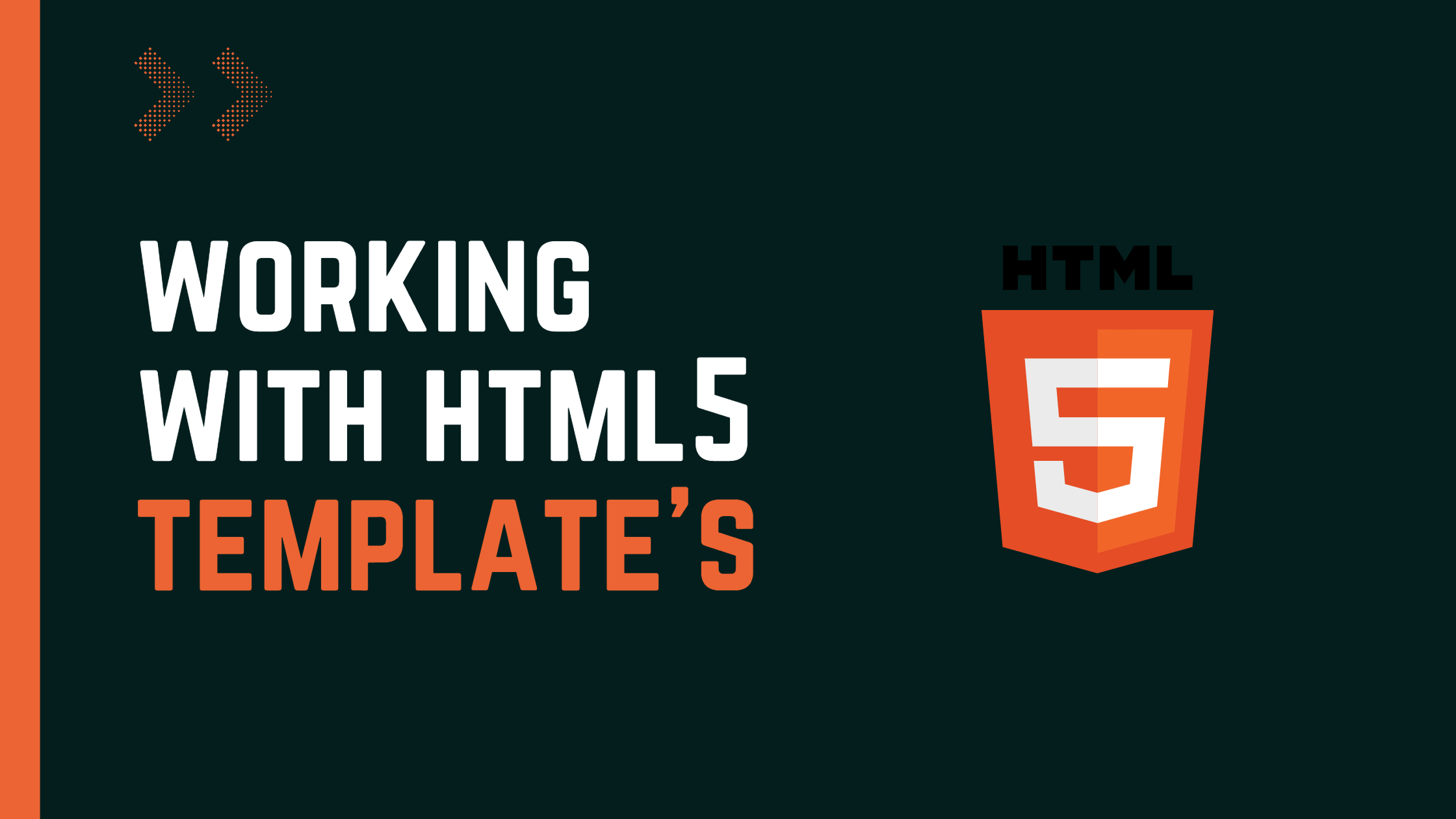 Working with the 'template' tag in HTML5