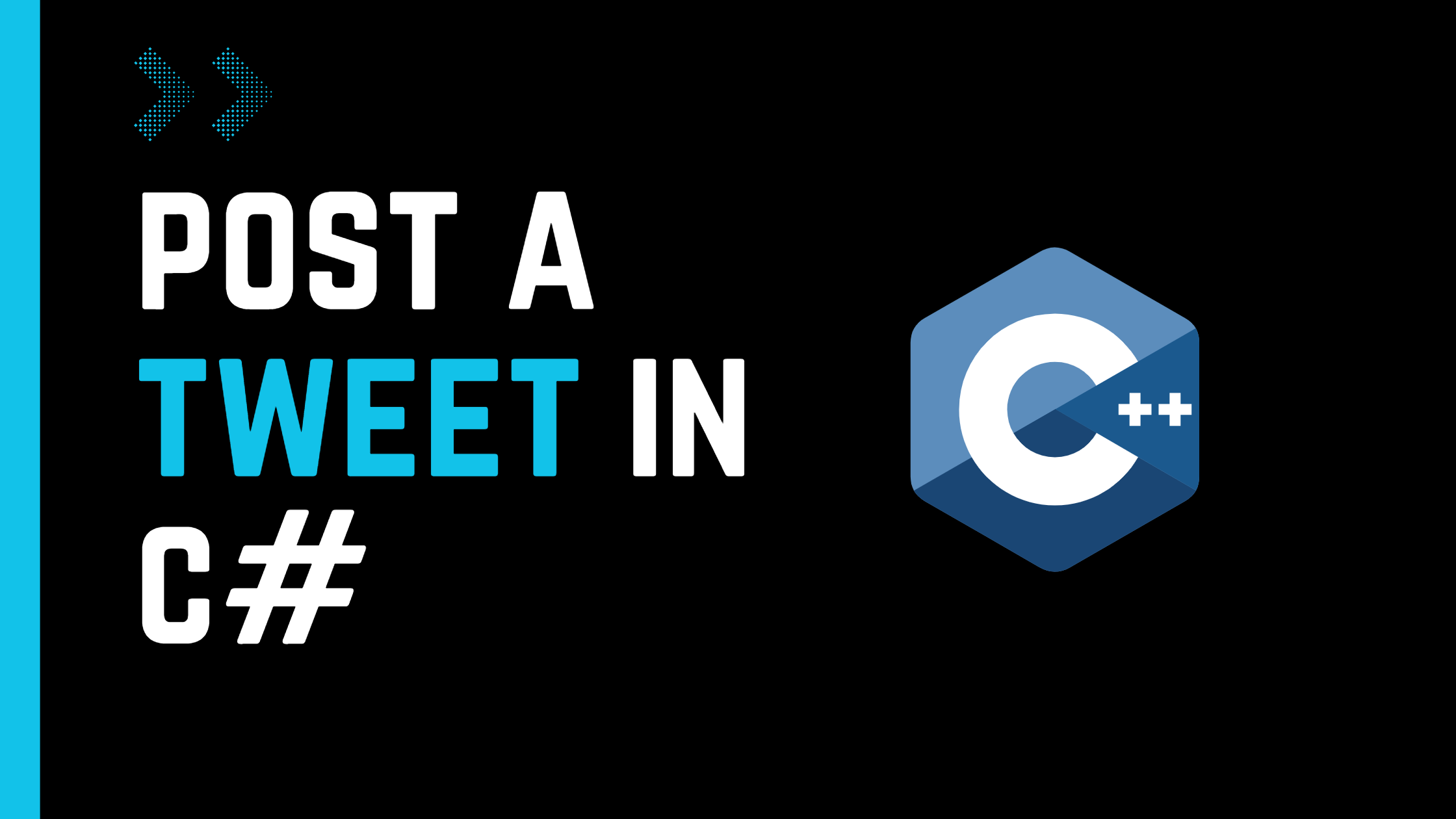How To Post A Tweet Using C# For Single User