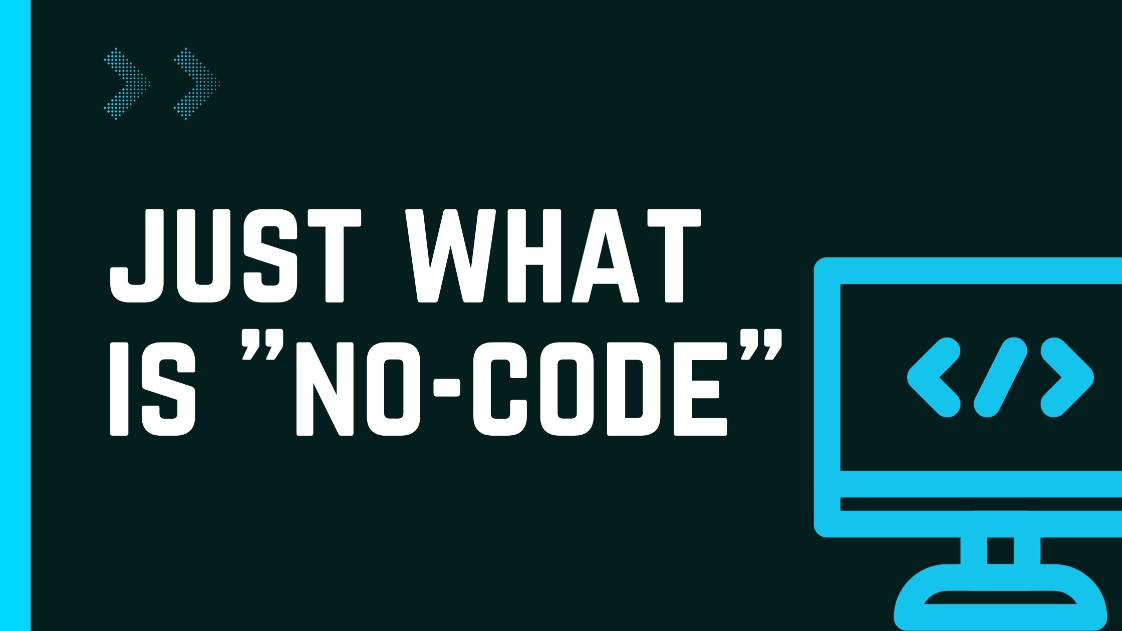 What is "no-code" and how it affects programmers