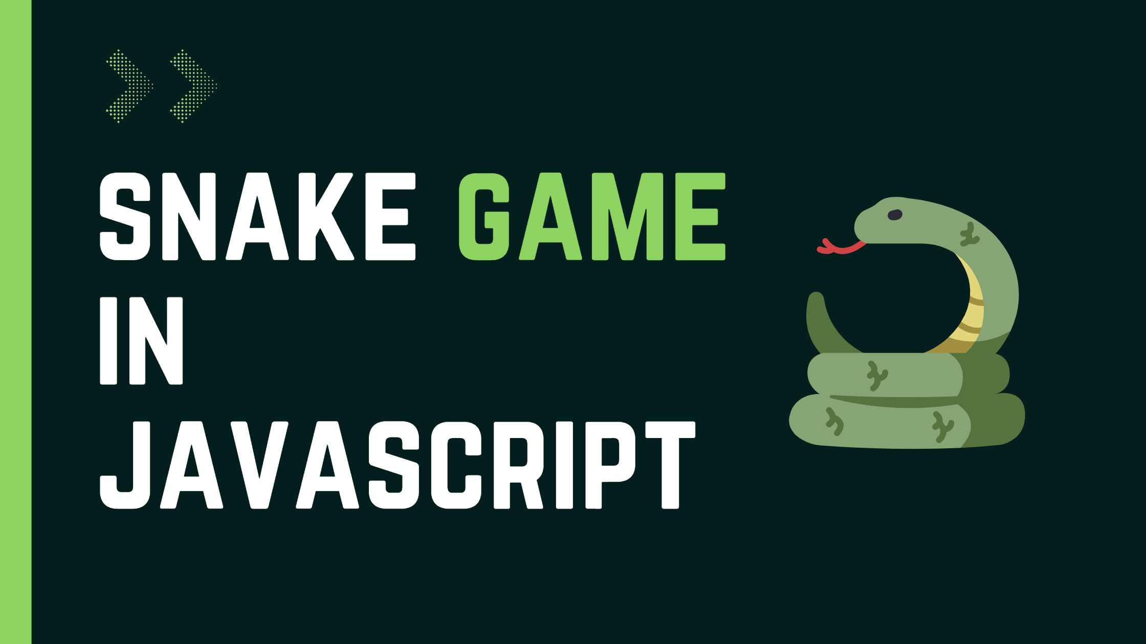 Snake Game – HTML5, JavaScript – Parte 4