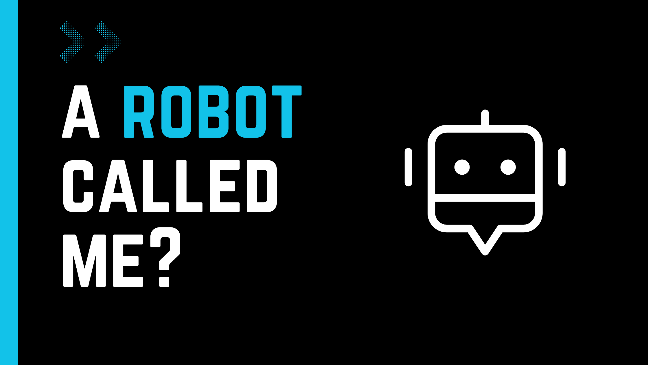 A robot called me last night, and I'm sort of okay with it