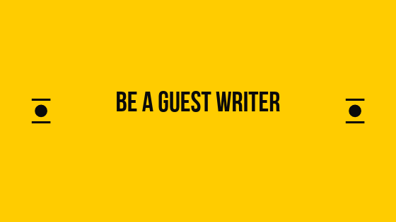 Be a guest writer