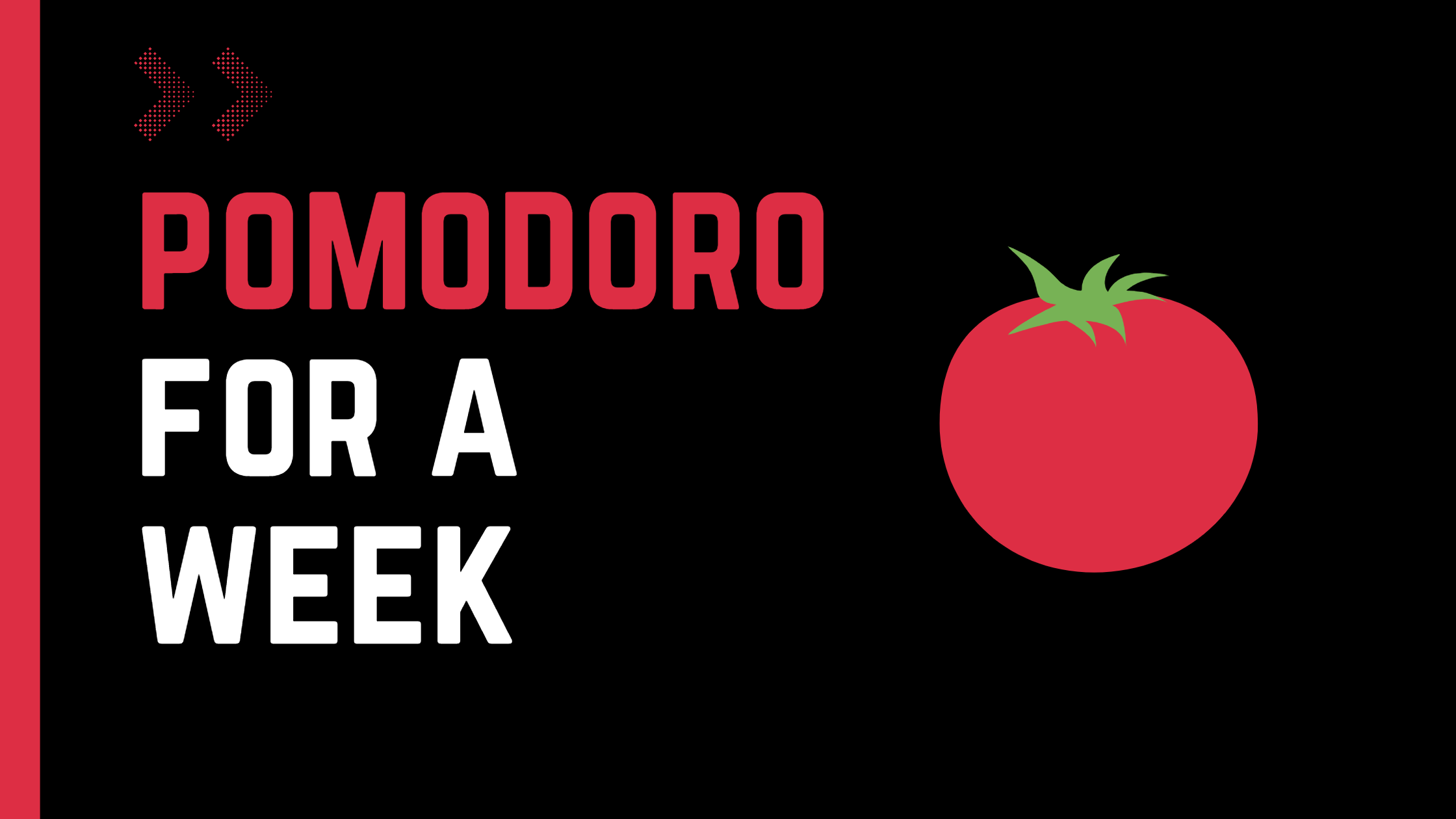 I tried the Pomodoro Technique for a week