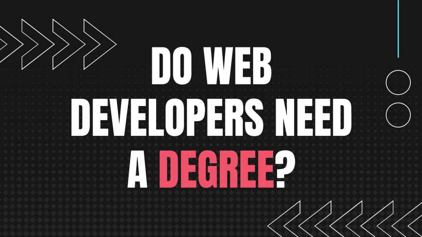 Do web developers need computer science degrees?
