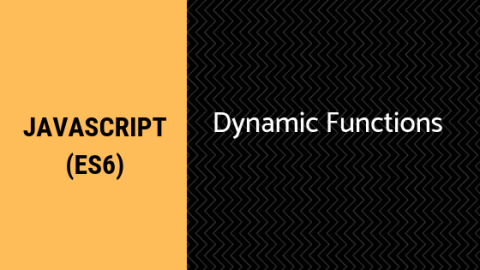 Creating functions dynamically with JavaScript