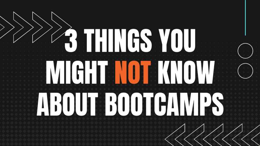 3 things you might not know about joining a coding bootcamp
