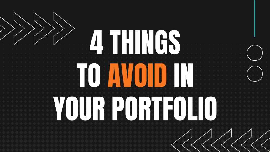 4 things to avoid in your personal programming portfolio