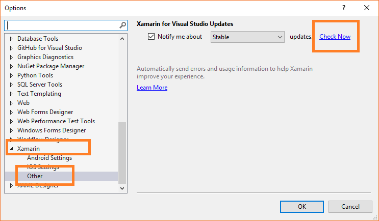 install xamarin for visual studio 2015